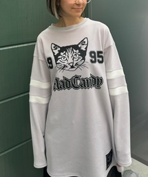 Candy Stripper | NUMBERING CATS WAFFLE トップス(Tシャツ/カットソー)