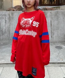 Candy Stripper | NUMBERING CATS WAFFLE トップス(Tシャツ/カットソー)