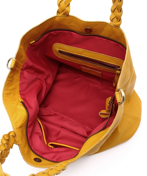 IO PELLE（イオペレ）の「IOPELLEITALIA（トートバッグ・レディース・イエロー/ブルー/ダークグレー・FREE）」の9枚目の写真