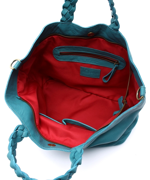 IO PELLE（イオペレ）の「IOPELLEITALIA（トートバッグ・レディース・イエロー/ブルー/ダークグレー・FREE）」の10枚目の写真