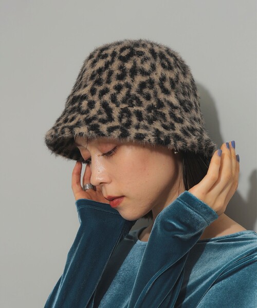 Ray BEAMS（レイビームス）の「シャギー ベル ハット（ハット・レディース・その他/パープル・ONE SIZE）」の6枚目の写真