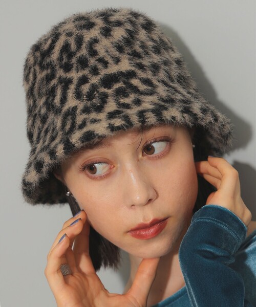 Ray BEAMS（レイビームス）の「シャギー ベル ハット（ハット・レディース・その他/パープル・ONE SIZE）」の7枚目の写真