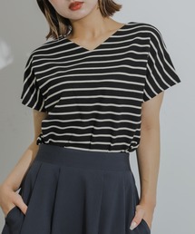 SENSE OF PLACE by URBAN RESEARCH | カットミラノフレンチスリーブトップ(Tシャツ/カットソー)