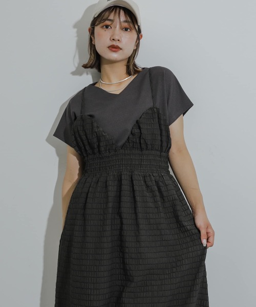 SENSE OF PLACE by URBAN RESEARCH（センスオブプレイスバイアーバンリサーチ）の「カットミラノフレンチスリーブトップ（Tシャツ/カットソー・レディース・ホワイト系その他/チャコールグレー/ブラック系その他/オフホワイト/オレンジ・ONE）」の19枚目の写真