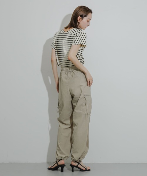 SENSE OF PLACE by URBAN RESEARCH（センスオブプレイスバイアーバンリサーチ）の「カットミラノフレンチスリーブトップ（Tシャツ/カットソー・レディース・ホワイト系その他/チャコールグレー/ブラック系その他/オフホワイト/オレンジ・ONE）」の7枚目の写真