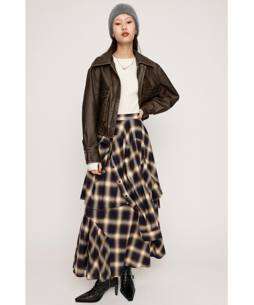 ✳️良品★リップカール★ML★5×3mmセミドライ★高級裏起毛素材 SLY（スライ）の「BASIC RIB TOPS ベーシック リブ トップス（T