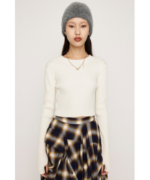 SLY（スライ）の「BASIC RIB TOPS ベーシック リブ トップス（T