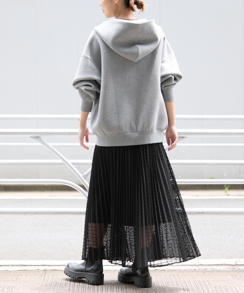 レースプリーツスカート | MUVEIL Online Shop