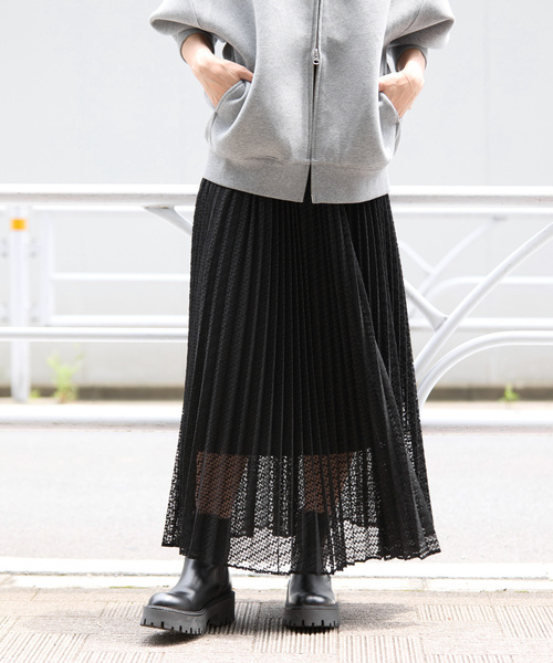 【JOURNAL STANDARD relume】レースプリーツスカート JOURNAL STANDARD relume（ジャーナルスタンダード レリューム