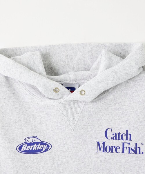 Russell Athletic（ラッセルアスレティック）の「【別注】＜RUSSELL ATHLETIC＞×＜Berkley＞プリント フーディー / キッズ 110cm-130cm（スウェット・キッズ・ライトグレー/ブラック/ネイビー・110cm/120cm/130cm）」の6枚目の写真