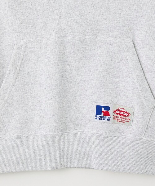 Russell Athletic（ラッセルアスレティック）の「【別注】＜RUSSELL ATHLETIC＞×＜Berkley＞プリント フーディー / キッズ 110cm-130cm（スウェット・キッズ・ライトグレー/ブラック/ネイビー・110cm/120cm/130cm）」の9枚目の写真