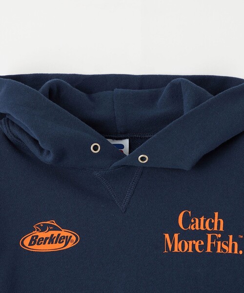 Russell Athletic（ラッセルアスレティック）の「【別注】＜RUSSELL ATHLETIC＞×＜Berkley＞プリント フーディー / キッズ 110cm-130cm（スウェット・キッズ・ライトグレー/ブラック/ネイビー・110cm/120cm/130cm）」の22枚目の写真