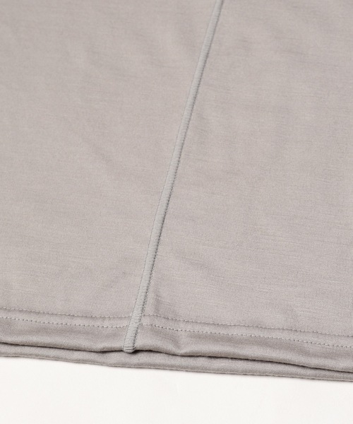 JIEDA(ジエダ)の「TECH WOOL T-SHIRT(Tシャツ/カットソー・メンズ・ブラック/ヘザーグレー/グレー・2)」の9枚目の写真