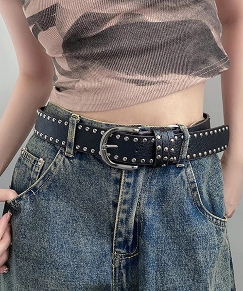 セール】スタッズベルト(ベルト)|Riff(リフ)のファッション セール】スタッズベルト(ベルト)|Riff(リフ)のファッション