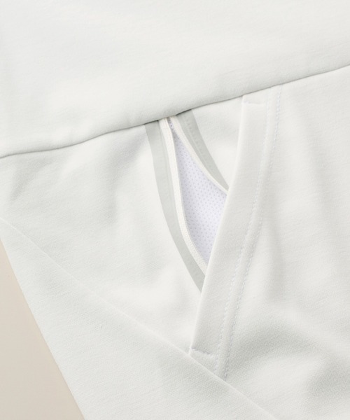 DESCENTE（デサント）の「【SPORTS STYLE】スウェットフルジップフーディージャケット（スウェット・メンズ・グレー系1/ブラック・L/M）」の7枚目の写真