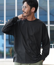 jiggys shop | 切り替えクルーネックドルマン長袖ロンTカットソー(Tシャツ/カットソー)