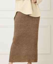 INED CLARO | ラメニットスカート(スカート)