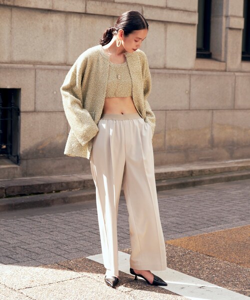 【セール】イージーストレートワイドパンツ（その他パンツ）｜GALLEST（ギャレスト）