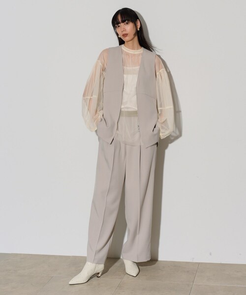 【セール】イージーストレートワイドパンツ（その他パンツ）｜GALLEST（ギャレスト）