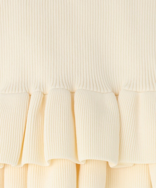 LOWRYS FARM（ローリーズファーム）の「ニットビスチェ　145386（その他トップス・キッズ・アイボリー/ブラック・FREE）」の3枚目の写真