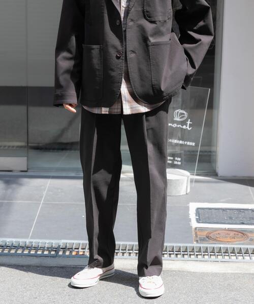 FORK&SPOON（フォークアンドスプーン）の「『セットアップ対応/イージーケア』FORK&SPOON　ideal stretchパンツ（その他パンツ・メンズ・ネイビー/ダークブラウン・4/5）」の2枚目の写真