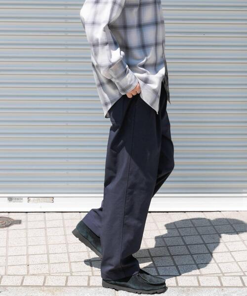 FORK&SPOON（フォークアンドスプーン）の「『セットアップ対応/イージーケア』FORK&SPOON　ideal stretchパンツ（その他パンツ・メンズ・ネイビー/ダークブラウン・4/5）」の4枚目の写真