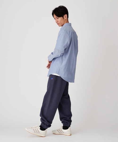 B.C STOCK（ベーセーストック）の「VOILCOTTON レギュラーカラーシャツ（シャツ/ブラウス・メンズ・ホワイト/ブラック/ブルー系その他・MEDIUM/LARGE）」の5枚目の写真