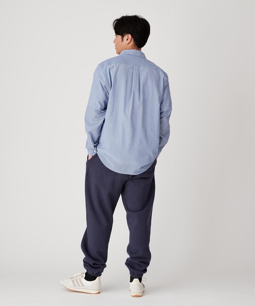 B.C STOCK（ベーセーストック）の「VOILCOTTON レギュラーカラーシャツ（シャツ/ブラウス・メンズ・ホワイト/ブラック/ブルー系その他・MEDIUM/LARGE）」の6枚目の写真