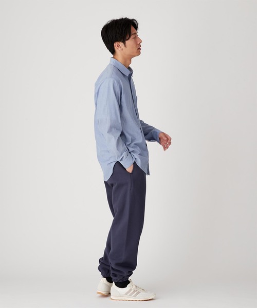 B.C STOCK（ベーセーストック）の「VOILCOTTON レギュラーカラーシャツ（シャツ/ブラウス・メンズ・ホワイト/ブラック/ブルー系その他・MEDIUM/LARGE）」の7枚目の写真