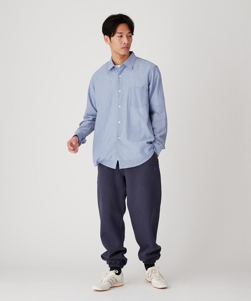 B.C STOCK（ベーセーストック）の「VOILCOTTON レギュラーカラーシャツ（シャツ/ブラウス・メンズ・ホワイト/ブラック/ブルー系その他・MEDIUM/LARGE）」の8枚目の写真