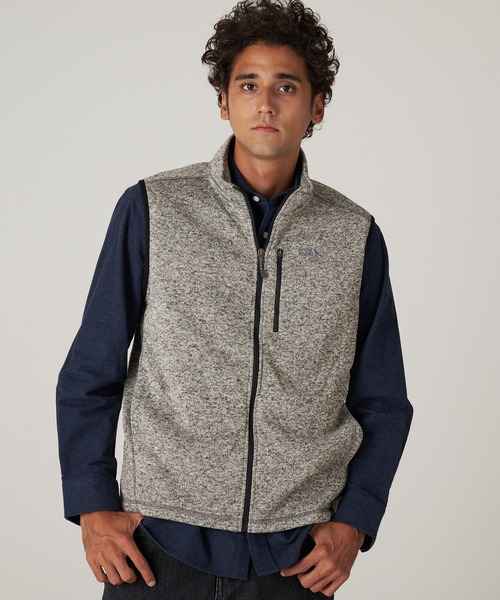 Eddie Bauer（エディーバウアー）の「コンベクター ベスト（ベスト・メンズ・杢グレー/ネイビー/ブラウン・L/M/S/XXL/XL）」の2枚目の写真