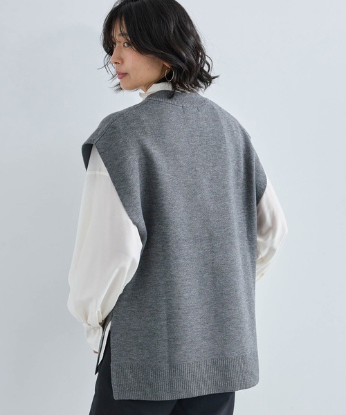 バンヤードストーム ベスト ニット 美品 BARNYARDSTORM（バンヤードストーム）の「BARNYARDSTORM / 接結ニット