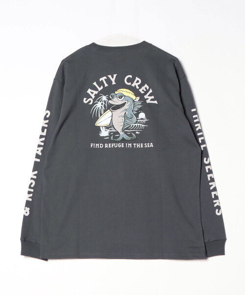 【美品】 ソルブレ　Sal-u-Bre ファイヤーパターン 長袖Tシャツ 美品】 ソルブレ Sal-u-Bre ファイヤーパターン 長袖Tシャツ