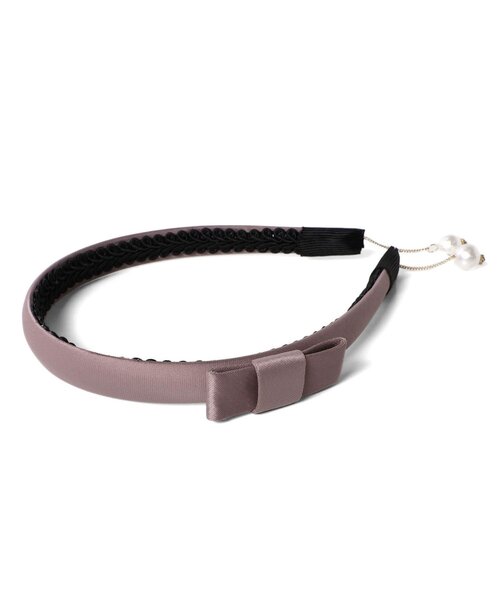 apres les cours(アプレレクール)の「パールイヤリング付カチューシャ(カチューシャ・キッズ・ベージュ/ブラック・FREE)」の7枚目の写真