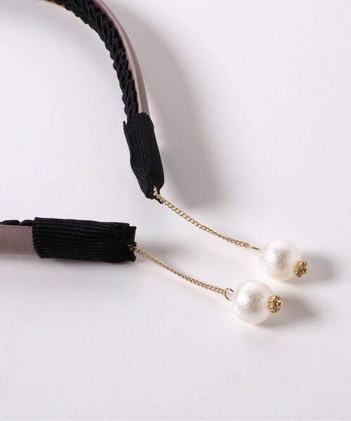 apres les cours(アプレレクール)の「パールイヤリング付カチューシャ(カチューシャ・キッズ・ベージュ/ブラック・FREE)」の10枚目の写真