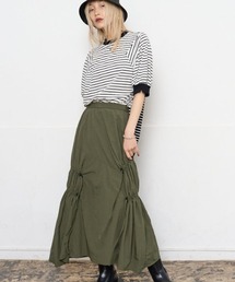 Selzy gather Skirt セルジーギャザースカート