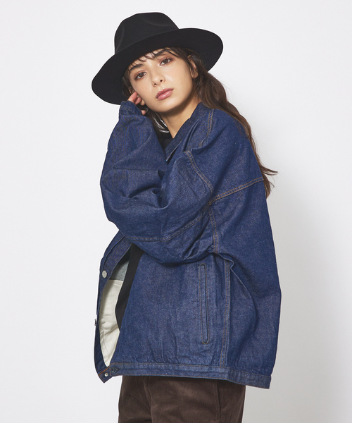 Ruben(ルーベン)の「【RUBEN/ルーベン】フェルトロングブリムハット / FELT LONG Wide BRIM HAT / RUS-1293(ハット・メンズ・ブラック/グレイッシュベージュ/アイボリー/グリーン系その他/ベージュ・フリー)」の6枚目の写真