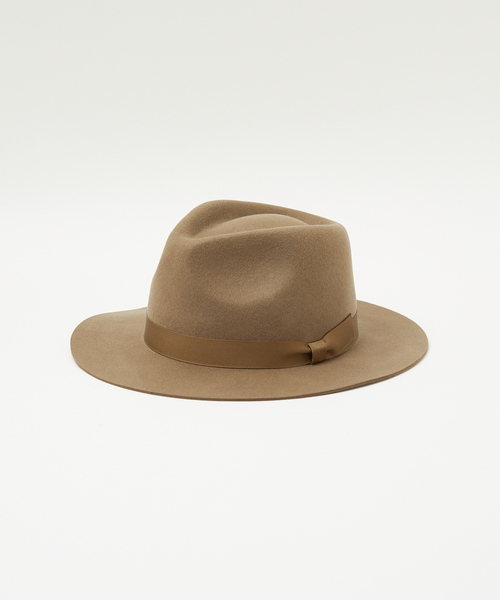 Ruben(ルーベン)の「【RUBEN/ルーベン】フェルトロングブリムハット / FELT LONG Wide BRIM HAT / RUS-1293(ハット・メンズ・ブラック/グレイッシュベージュ/アイボリー/グリーン系その他/ベージュ・フリー)」の17枚目の写真