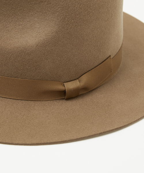 Ruben(ルーベン)の「【RUBEN/ルーベン】フェルトロングブリムハット / FELT LONG Wide BRIM HAT / RUS-1293(ハット・メンズ・ブラック/グレイッシュベージュ/アイボリー/グリーン系その他/ベージュ・フリー)」の19枚目の写真