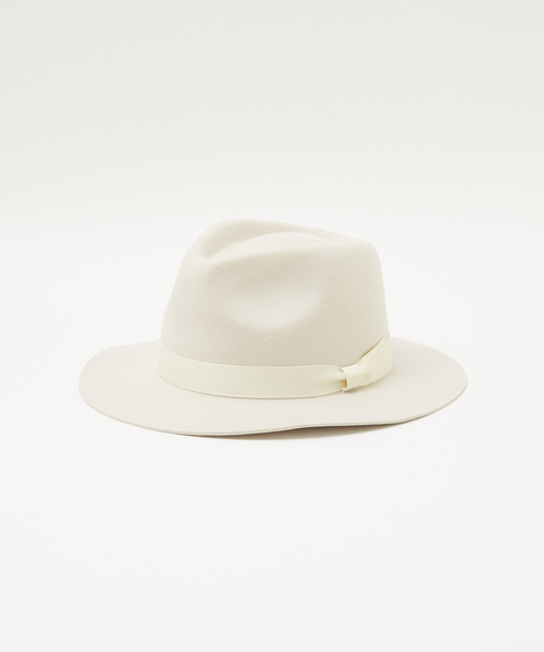 Ruben(ルーベン)の「【RUBEN/ルーベン】フェルトロングブリムハット / FELT LONG Wide BRIM HAT / RUS-1293(ハット・メンズ・ブラック/グレイッシュベージュ/アイボリー/グリーン系その他/ベージュ・フリー)」の21枚目の写真