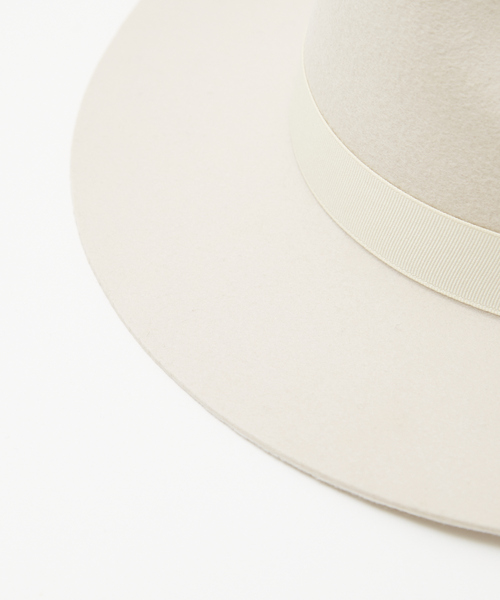 Ruben(ルーベン)の「【RUBEN/ルーベン】フェルトロングブリムハット / FELT LONG Wide BRIM HAT / RUS-1293(ハット・メンズ・ブラック/グレイッシュベージュ/アイボリー/グリーン系その他/ベージュ・フリー)」の22枚目の写真