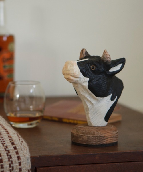 WOODEN ANIMAL HEAD/木製 アニマルヘッド（インテリア雑貨）｜DULTON