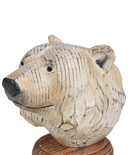 WOODEN ANIMAL HEAD/木製 アニマルヘッド（インテリア雑貨）｜DULTON