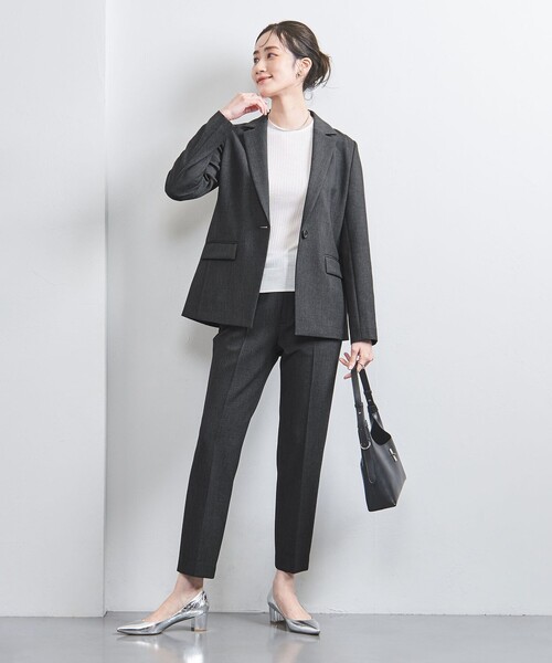 極美品✨ユナイテッドアローズ　ロングテーラードジャケット　ダブル　現行 UNITED ARROWS（ユナイテッドアローズ）の「ダブルクロス テーラード