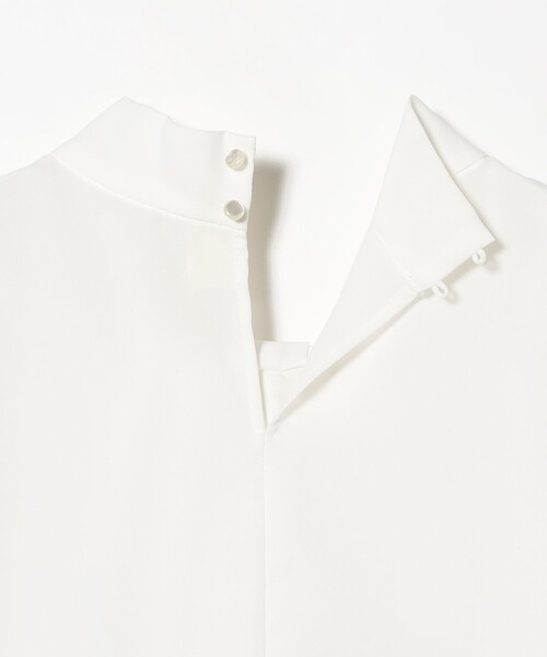 B:MING by BEAMS（ビーミングバイビームス）の「【オフィス・フォーマル】ジョーゼット ボウタイ ブラウス（S～L）（シャツ/ブラウス・レディース・ネイビー/ホワイト・S/M/L/3/4 SLEEVE）」の17枚目の写真