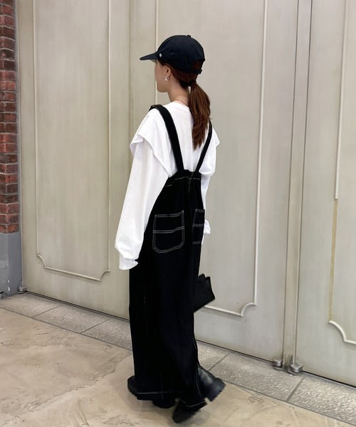 ISOOK(アイスー)の「【ISOOK / アイスー】ラッフルショルダーロンT / ラッフルスリーブ フレアスリーブ プルオーバー ブラウス 長袖 春服 春トップス(Tシャツ/カットソー・レディース・ブラック/ホワイト・FREE)」の15枚目の写真