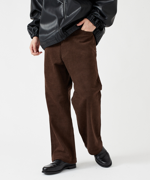 B.C STOCK（ベーセーストック）の「[B.A.C.B] CORDUROY ワイドストレートパンツ（その他パンツ・メンズ・ブラック/ブラウン/ベージュ/ネイビー/ブルー系その他・SMALL/MEDIUM/LARGE）」の14枚目の写真