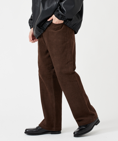 B.C STOCK（ベーセーストック）の「[B.A.C.B] CORDUROY ワイドストレートパンツ（その他パンツ・メンズ・ブラック/ブラウン/ベージュ/ネイビー/ブルー系その他・SMALL/MEDIUM/LARGE）」の15枚目の写真