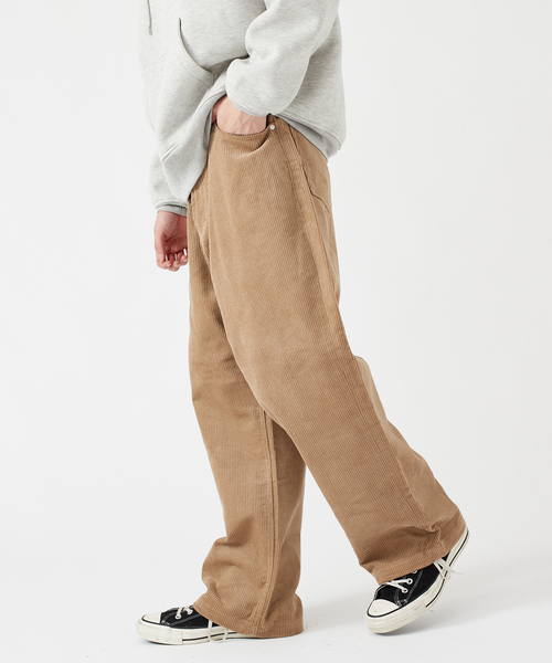 B.C STOCK（ベーセーストック）の「[B.A.C.B] CORDUROY ワイドストレートパンツ（その他パンツ・メンズ・ブラック/ブラウン/ベージュ/ネイビー/ブルー系その他・SMALL/MEDIUM/LARGE）」の19枚目の写真