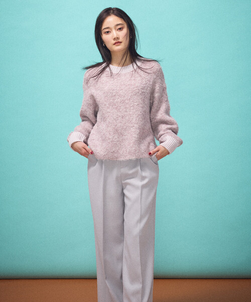 COMME CA ISM(コムサイズム)の「フラノ調ジャージー ワイドパンツ(その他パンツ・レディース・グレー/ベージュ・MEDIUM/LARGE)」の19枚目の写真